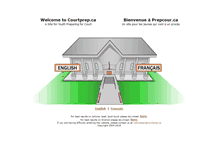Tablet Screenshot of courtprep.ca